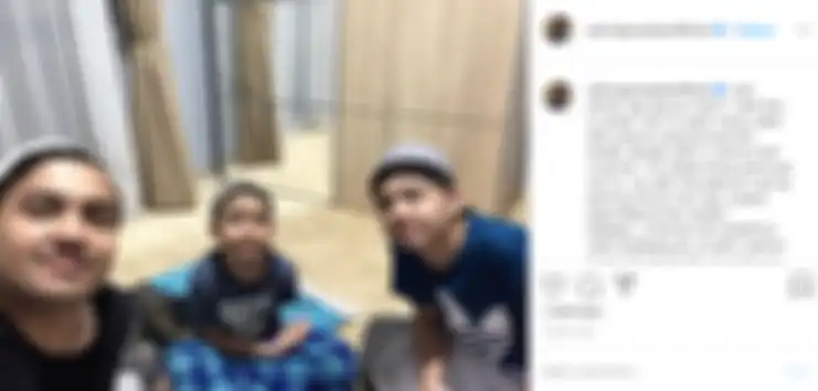 Tangkapan layar instagram Sahrul Gunawan, @sahrulgunawanofficial