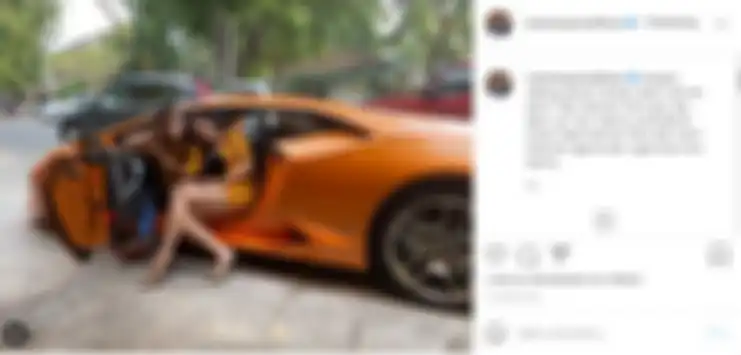 unggahan Hotman Paris bersama wanita cantik