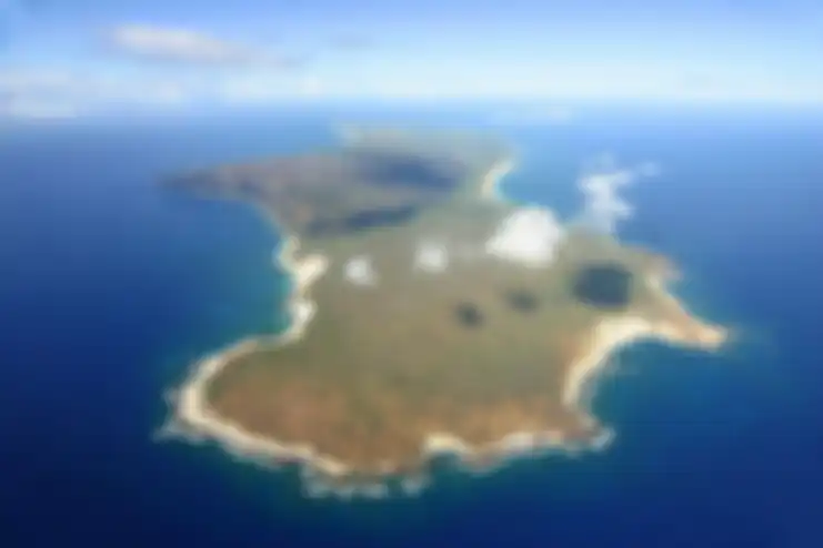 Peta Pulau Niihau di Hawaii.