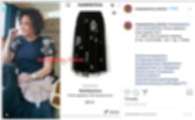 Rok yang dikenakan Maia Estianty