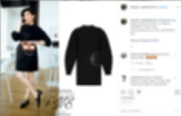 Tangkap layar baju terusan Nagita Slavina 