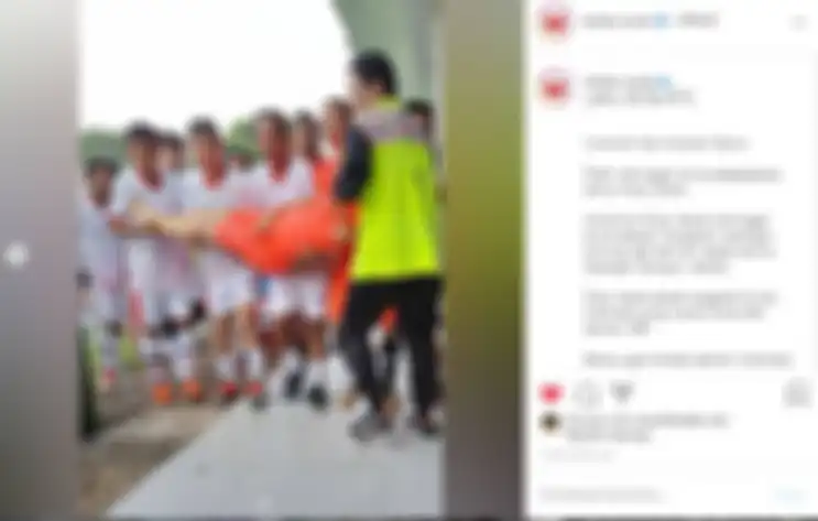 Ricky Jacob saat dibopong tak sadarkan diri 
