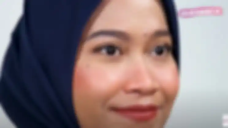 Hasil akhir tutorial alis pemula