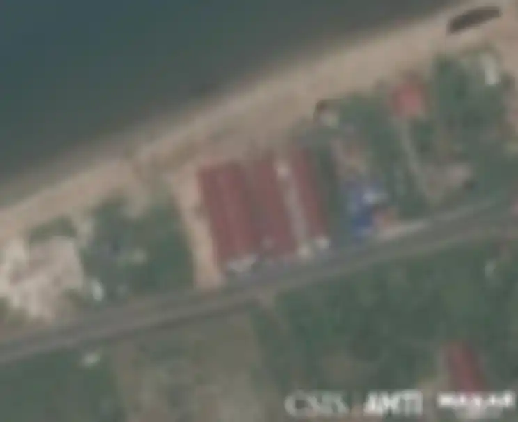 Citra satelit menunjukkan pangkalan militer China baru yang dibangun di atas pangkalan militer Kamboja, Foto diambil Agustus-September 2021