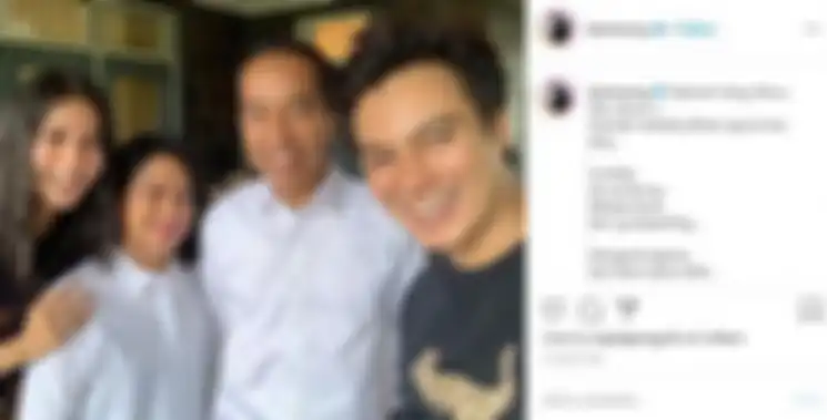 Baim Wong berikan ucapan selamat untuk Presiden Jokowi