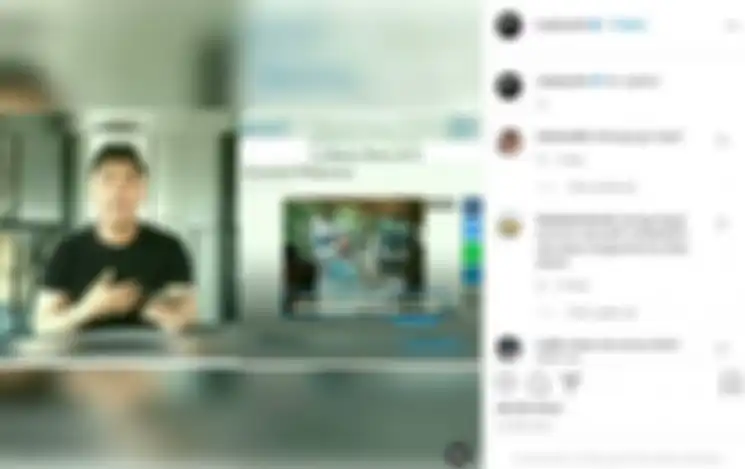Unggahan Instagram Roy Kiyoshi.
