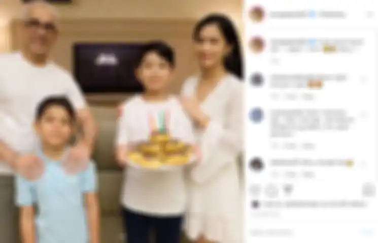 Ulang tahun putra sulung Bunga Zainal