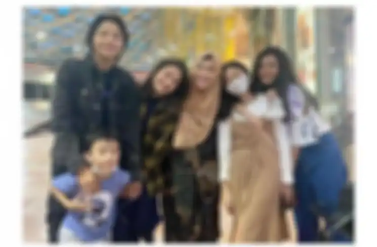 Kiesha Alvaro dan keluarga bundanya
