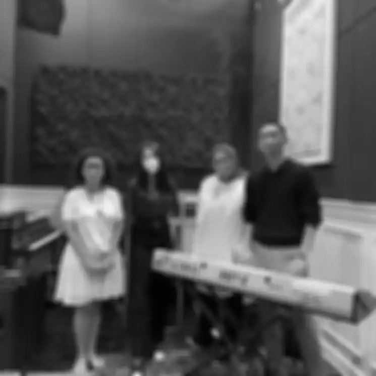 Studio pribadi di rumah Melly Goeslaw 