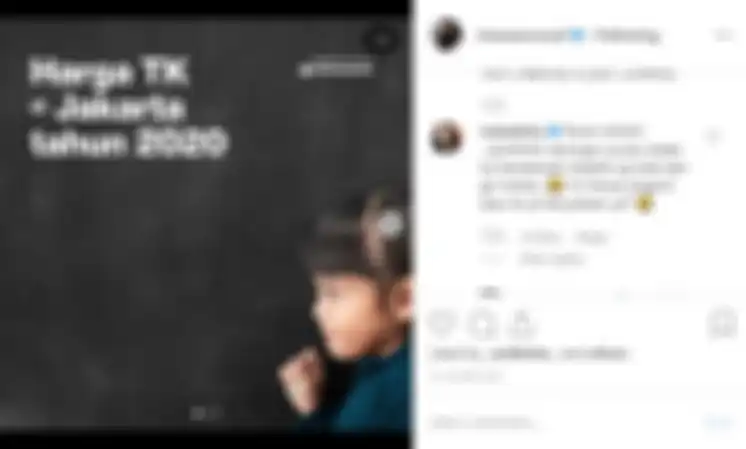 Komentar Iis Dahlia terhadap biaya sekolah yang mahal.