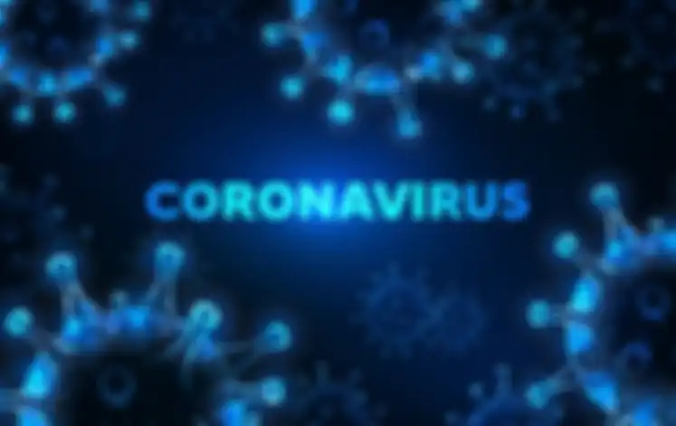 Ilustrasi virus corona