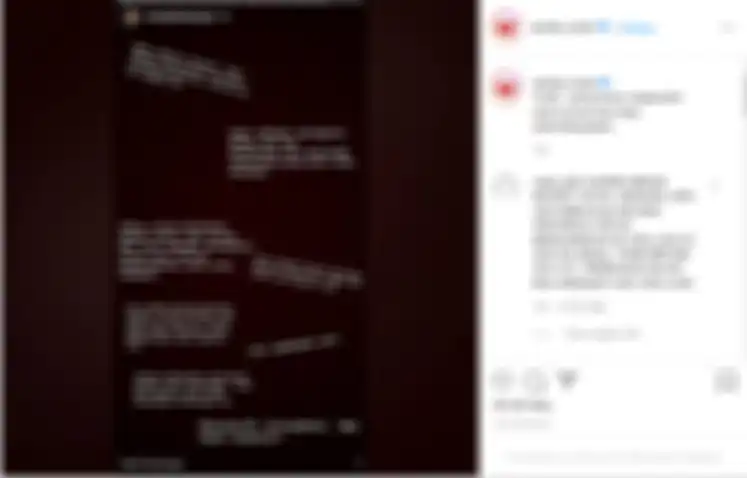 Instagram Story Amanda Manopo yang mengaku kecewa pada media dan netizen.
