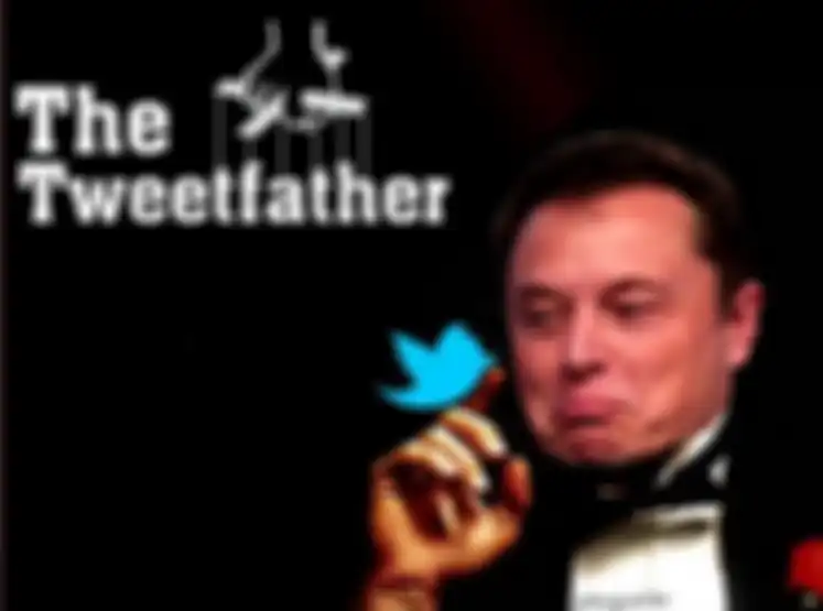 Meme kocak Elon Musk the Tweetfather