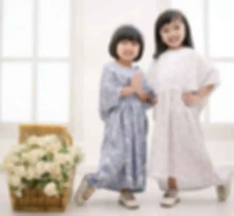 Rekomendasi baju lebaran kaftan untuk anak