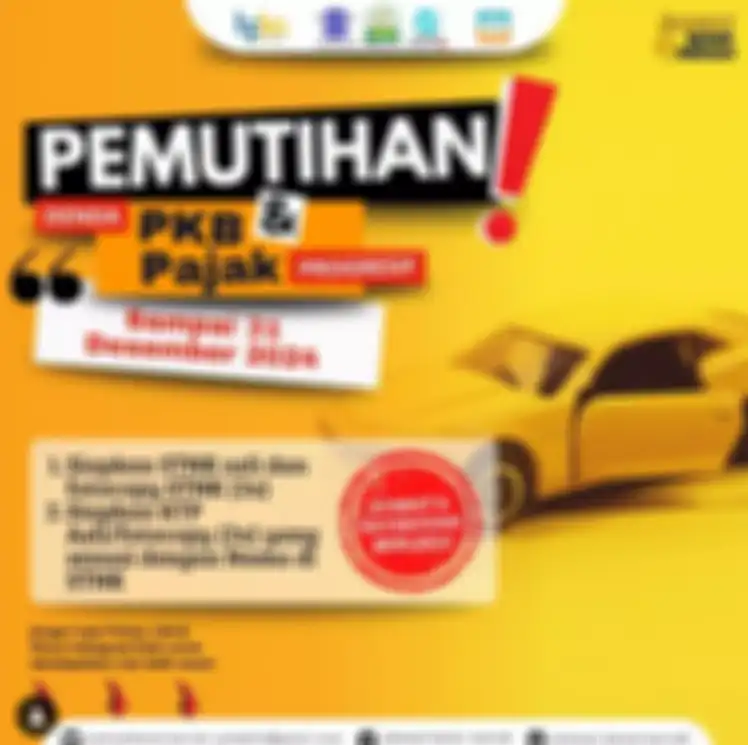 Program pemutihan denda pajak kendaraan dan progresif di Aceh.