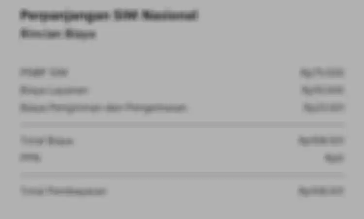 Rincian biaya SIM Online ditambah tes kesehatan dan pyskologi Rp 35 ribu yang dialami Syawqy Idraq