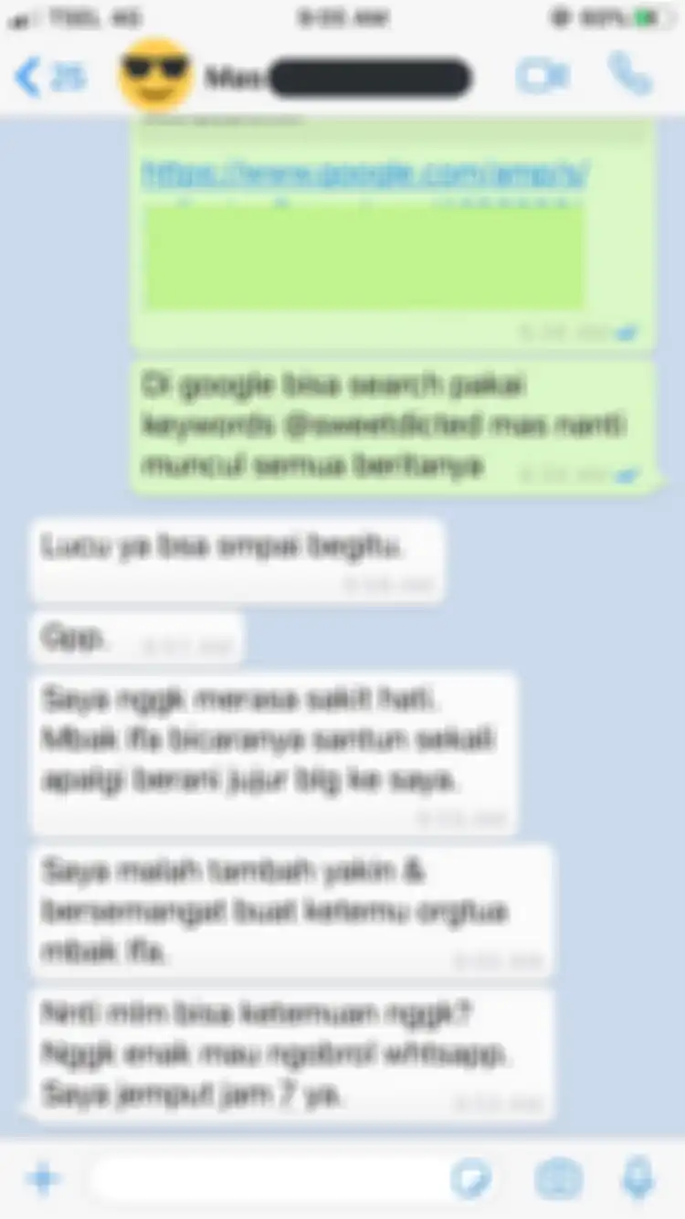 Jawaban permintaan maaf pada calon bos
