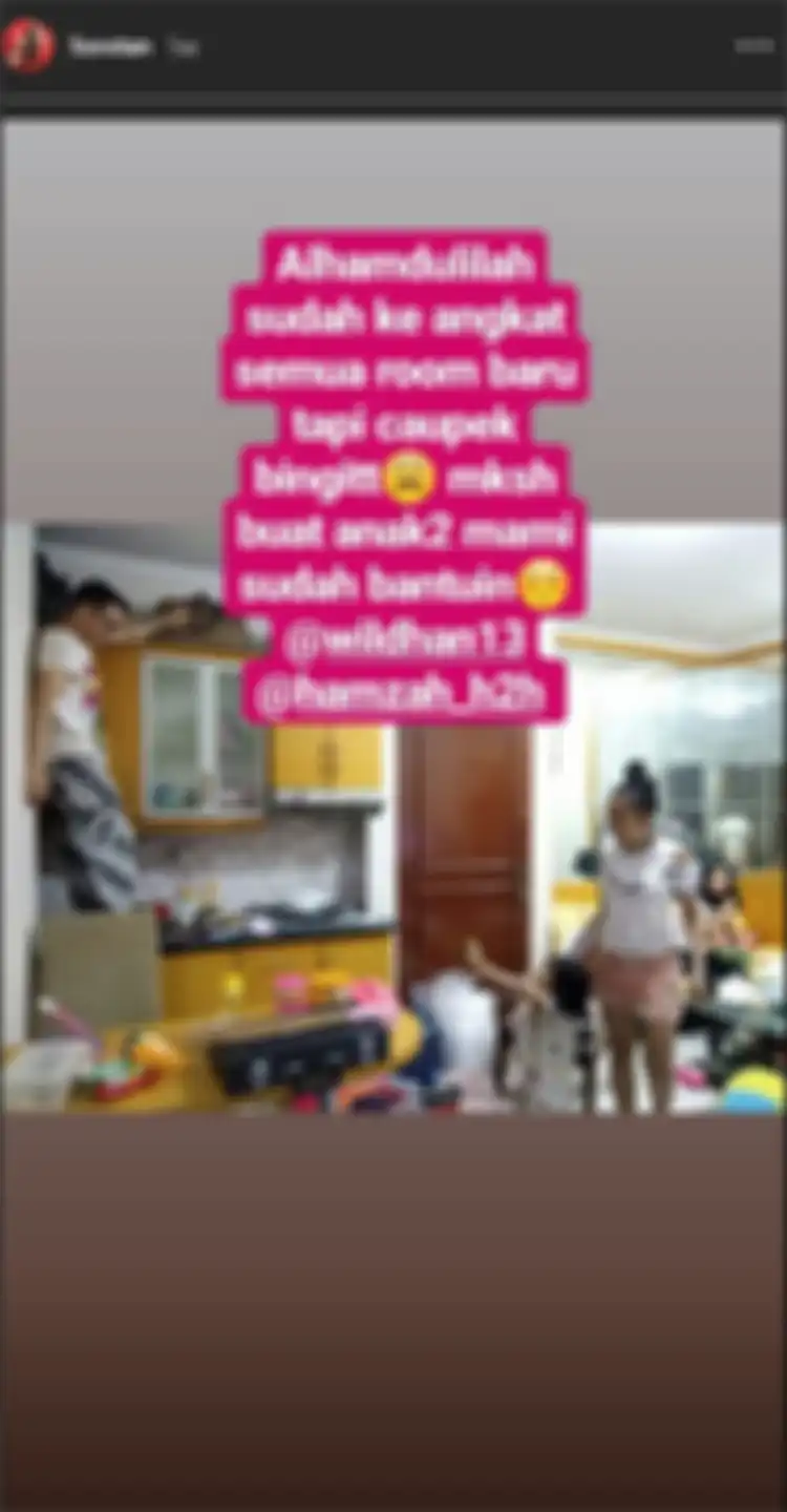 Bagian dapur rumah Dewi Sanca