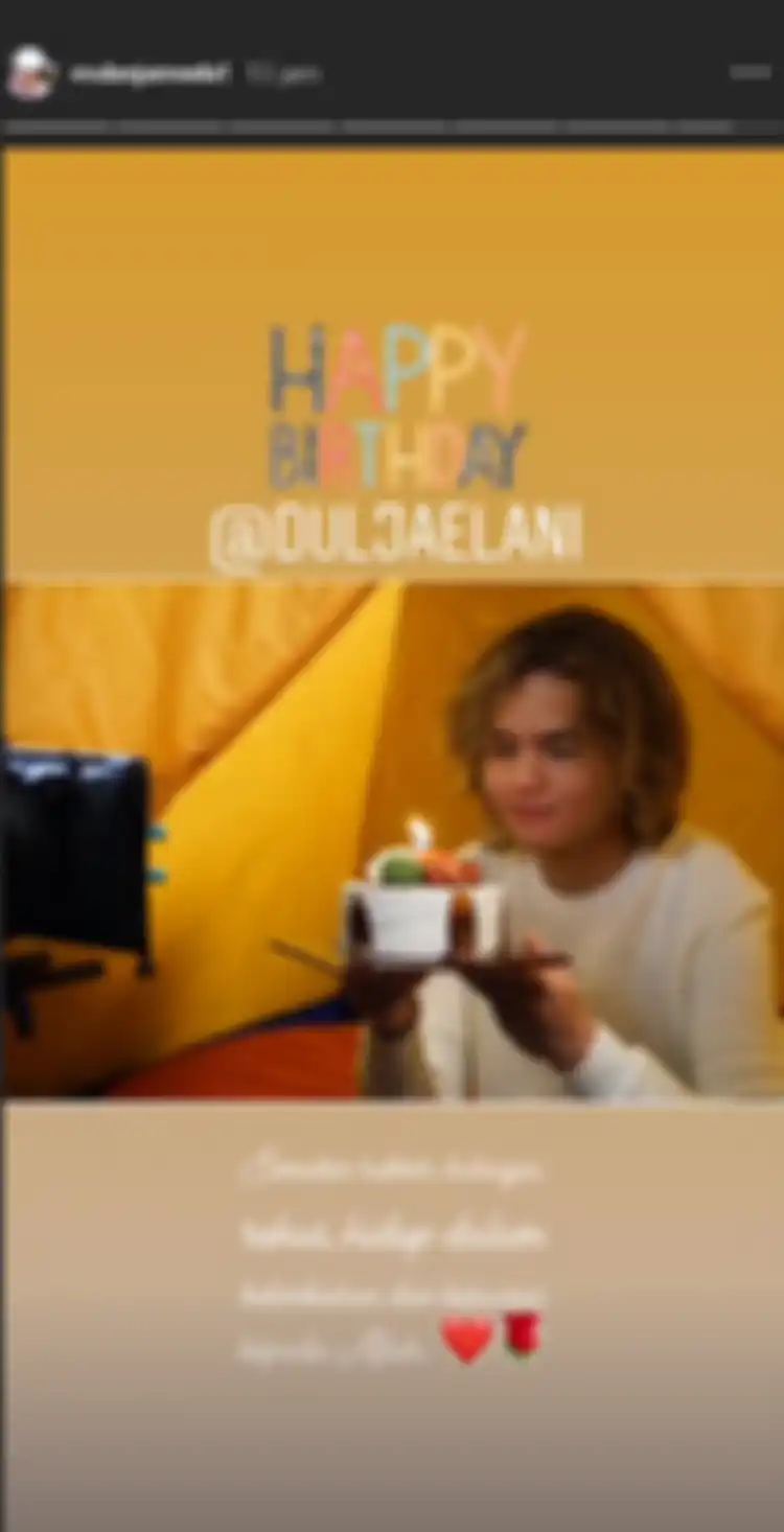 Ucapan Mulan untuk Dul Jaelani