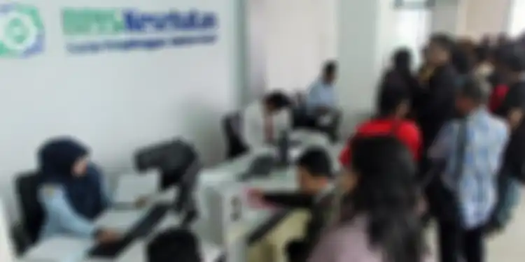 Suasana di BPJS Kesehatan