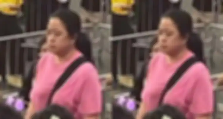 Sosok diduga Puan Maharani nonton konser Blackpink di Singapura.