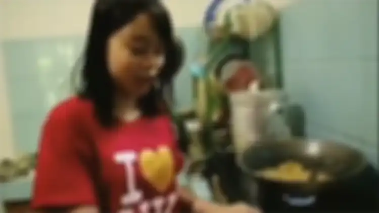 Dapur rumah Lesty