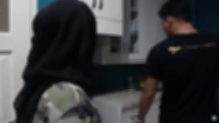 Dapur di rumah Rizky Febian