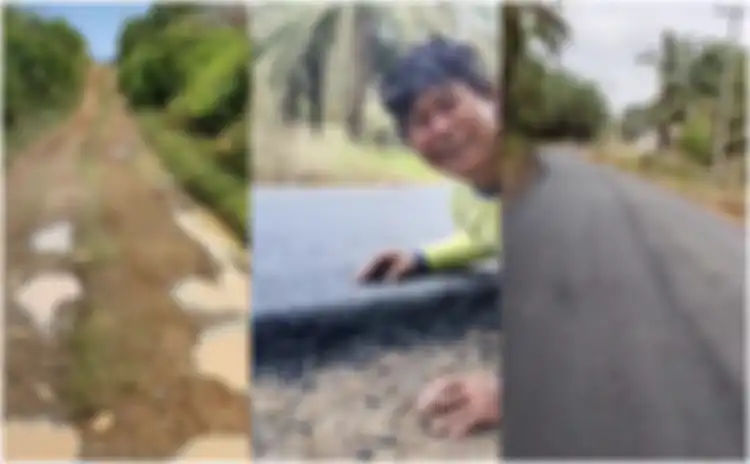 Viral di TikTok pria mencium aspal karena jalan rusak 37 tahun akhirnya diperbaiki