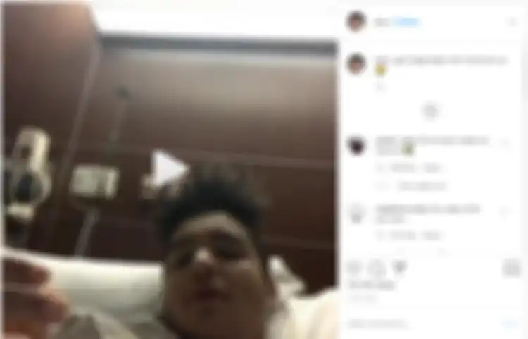 Pria yang positif virus corona