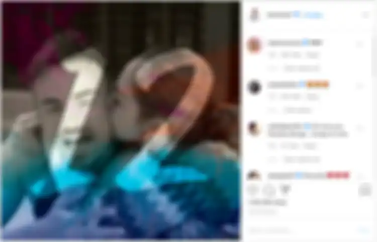 Unggahan Bunga Citra Lestari yang bikin netizen mewek saat kecup Ashraf Sinclair