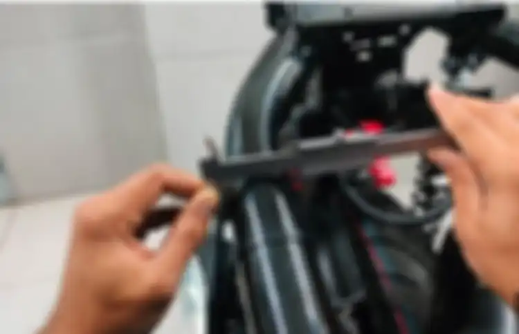 Ukuran sasis Yamaha Grand Filano yang kanan lebih besar