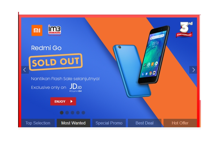 flash sale Redmi Go