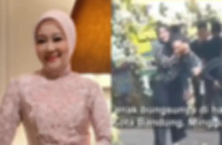 Atalia Praratya masih tetap tersenyum karena Arkana Aidan Misbach meski jenazah Eril segera dimakamkan