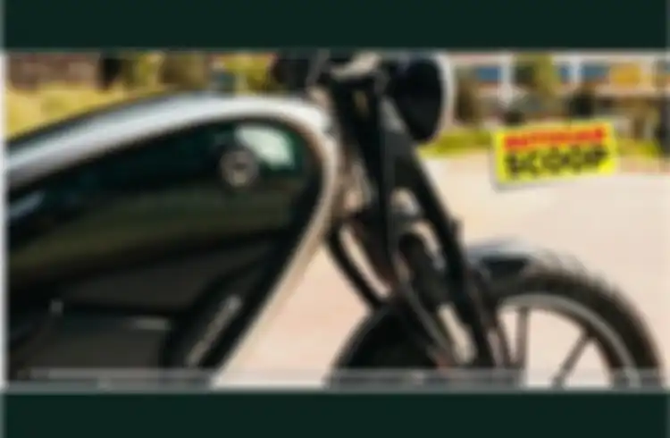 Gambar spy shot konsep motor listrik Royal Enfield bocor di internet.