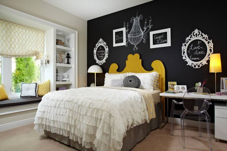 Ilustrasi kamar tidur.