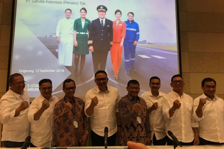 jajaran petinggi Garuda Indonesia
