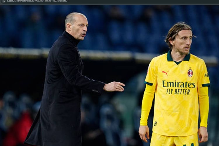 Baru 6 Bulan di AC Milan, Luka Modric Dibikin Kagum Sosok Allegri - Semua  Halaman - Bolasport.com