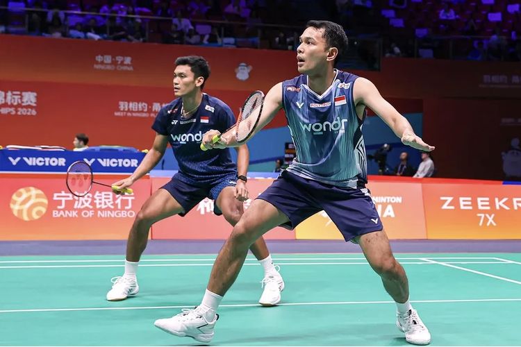 Hasil Kejuaraan Asia 2026 - Fajar/Fikri dan Faathir/Devin Kompak Tersenyum,  sang Debutan Mendadak Bisa Ketemu Kim/Seo - Bolasport.com