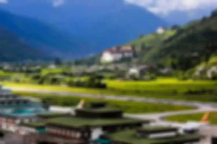 Bandara Paro, Bhutan 