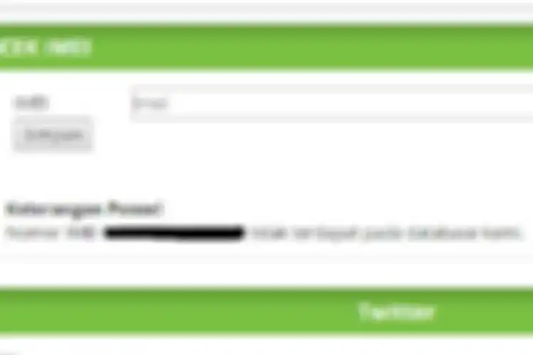 IMEI yang nggak terdaftar
