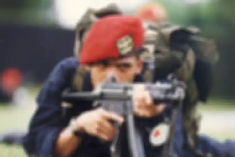 Ilustrasi Pasukan Baret Merah Kopassus