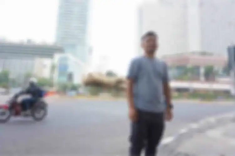 Perancang karya seni bambu di Bundaran HI joko avianto
