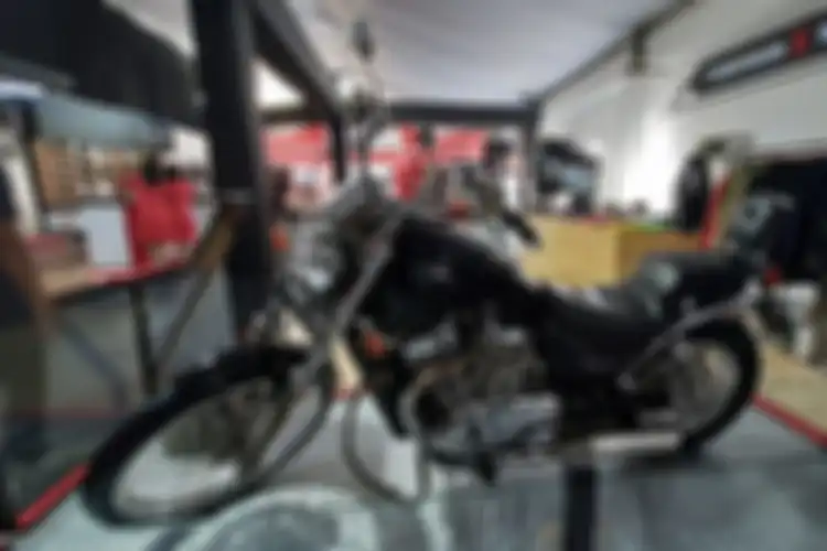 Suzuki Intruder VS400 milik mantan presiden Soeharto masih terawat hingga sekarang.