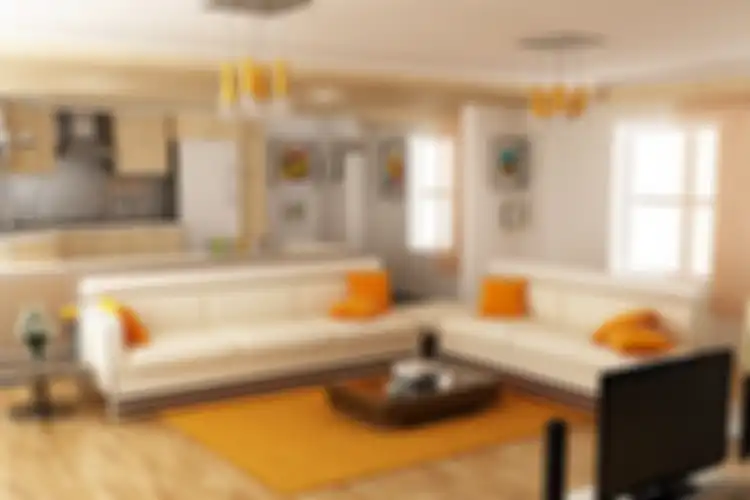Karpet orange yang super hangat dalam ruangan