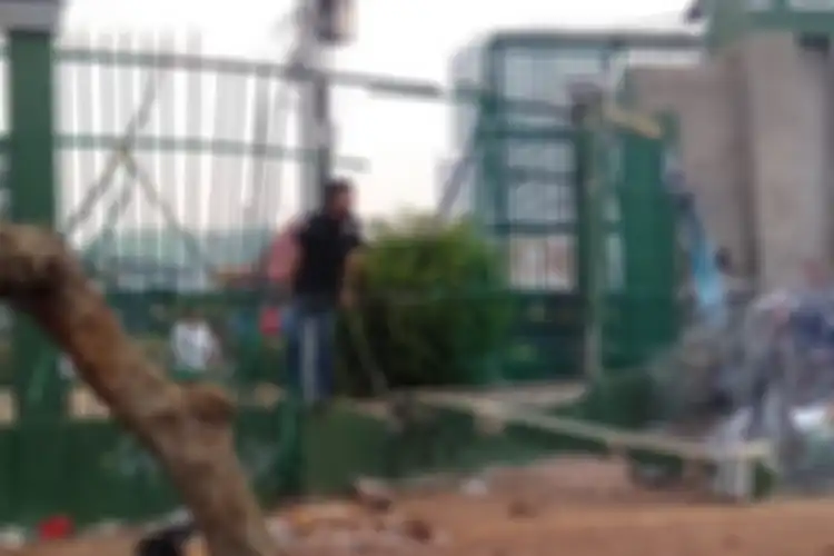 Kerusuhan pecah dalam aksi unjuk rasa mahasiswa di depan Kompleks Parlemen Senayan, Jakarta, Selasa (24/9/2019) sore.