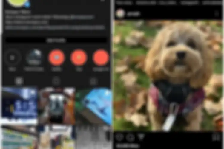 Instagram dark mode