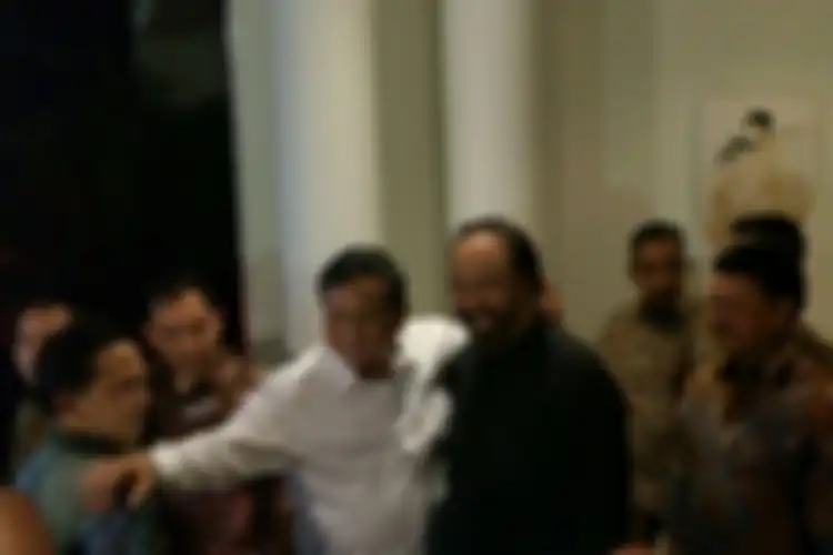 Ketua Umum Gerindra Prabowo Subianto menemui Ketua Umum NasDem Surya Paloh