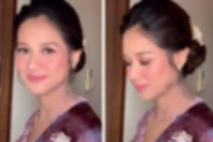Kecantikan Gista Putri yang terlihat pada unggahan Instagram @marlenehariman