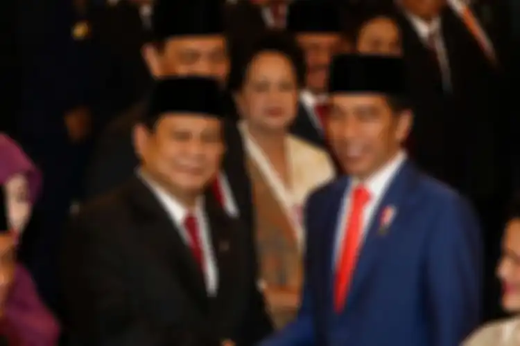Prabowo Subinto - Presiden Joko Widodo