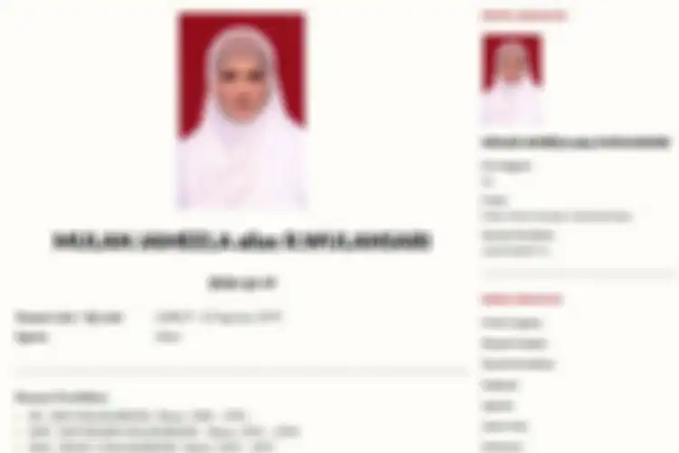 Profil Mulan Jameela dalam laman DPR RI